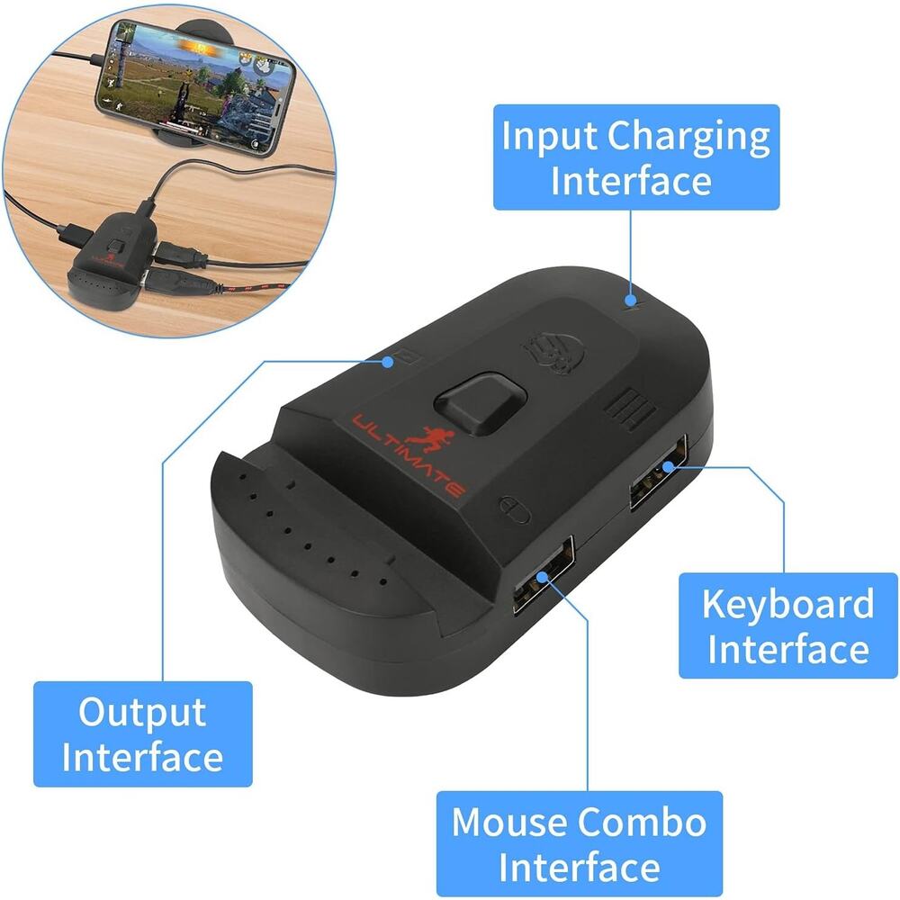 Half Hand Gaming Keyboard And Mouse Combo Laelr 35 Keys PUBG Wired Mechanical RG - Picture 9 of 17